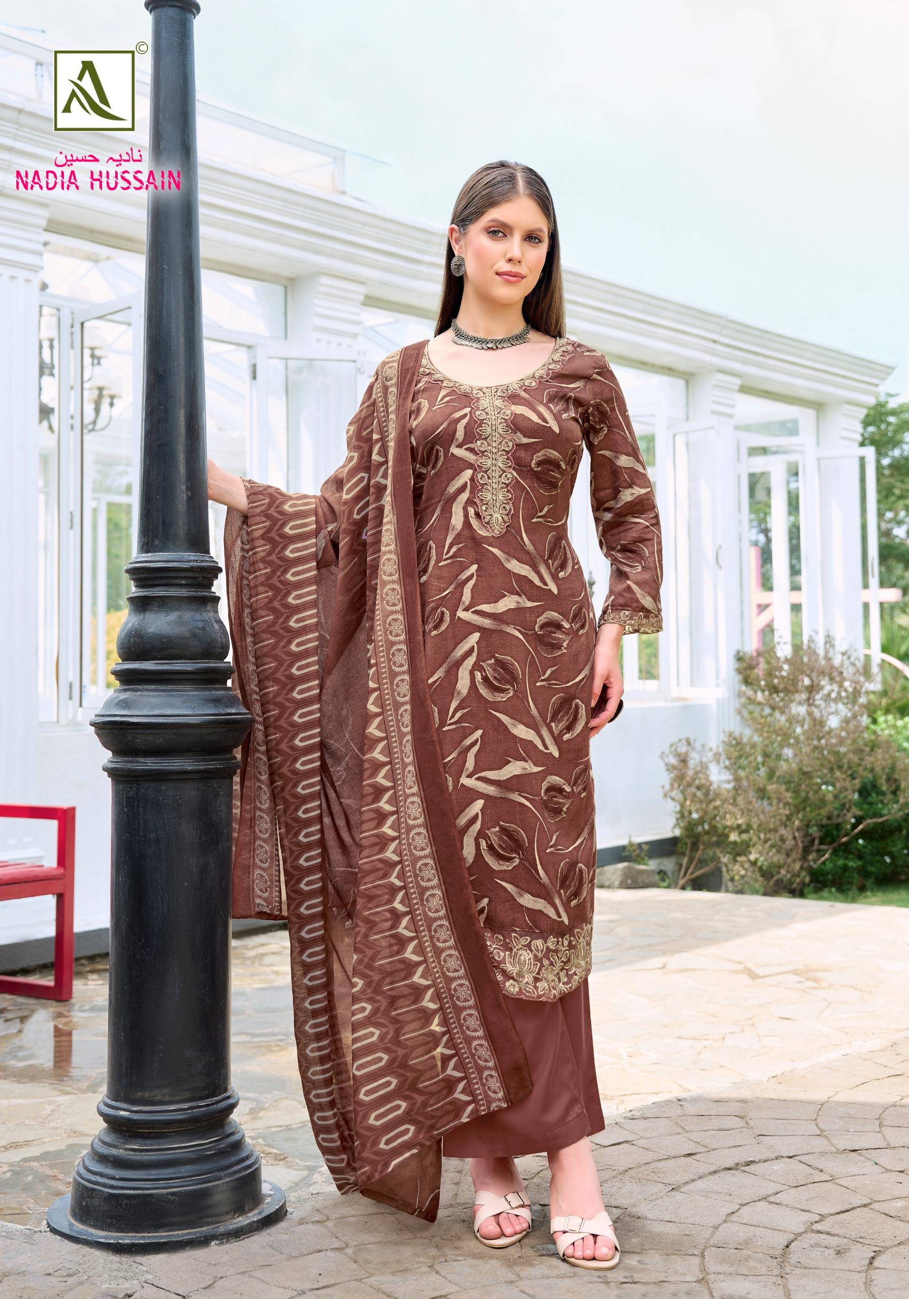 NADIA HUSSAIN By ALOK SUIT 01 To 04 Series Beautiful Festive Suits Stylish Fancy Colorful Ethnic Wear Pure Jam Cotton Print Dresses At Wholesale Price